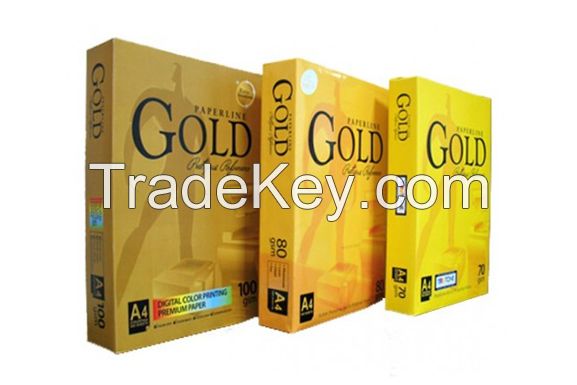 Excellent Laser copier /Paperline Gold A4 Copy Paper/ Top Quality Paperline Gold A4 Copy Paper 80gsm/75gsm/70gsm