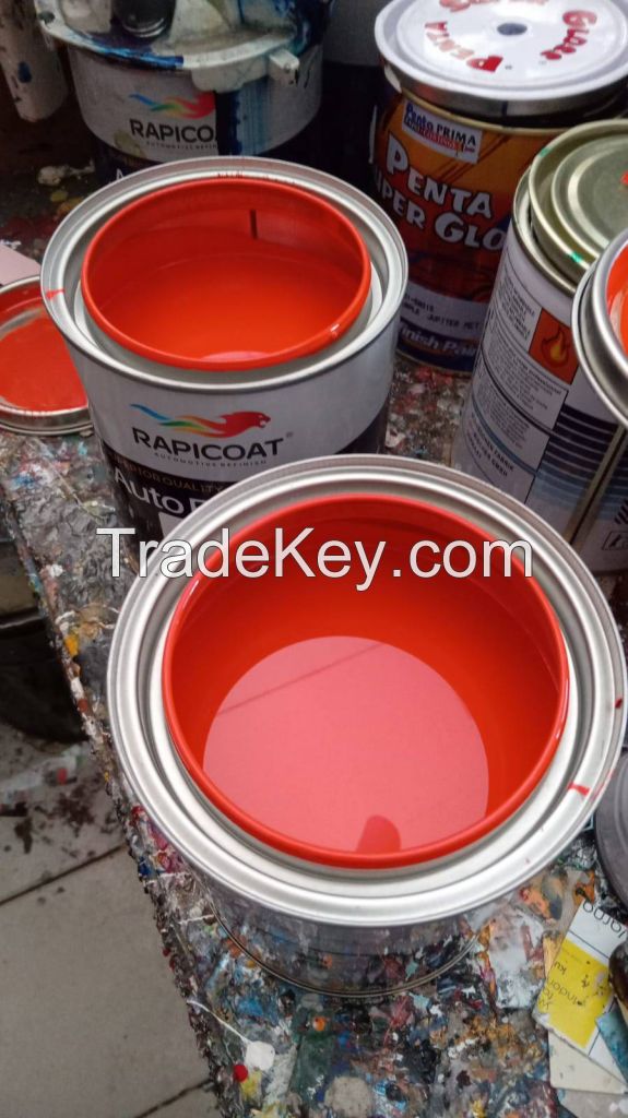 1k Nano crystal coating silver pigment  car pearl metallic paint colors