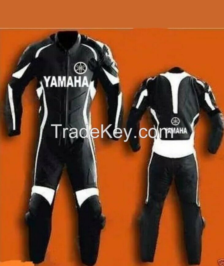 Suzuki MOTORBIKE MOTORCYCLE LEATHER RACING 1 & 2 PIECE SUIT TAILOR MADE