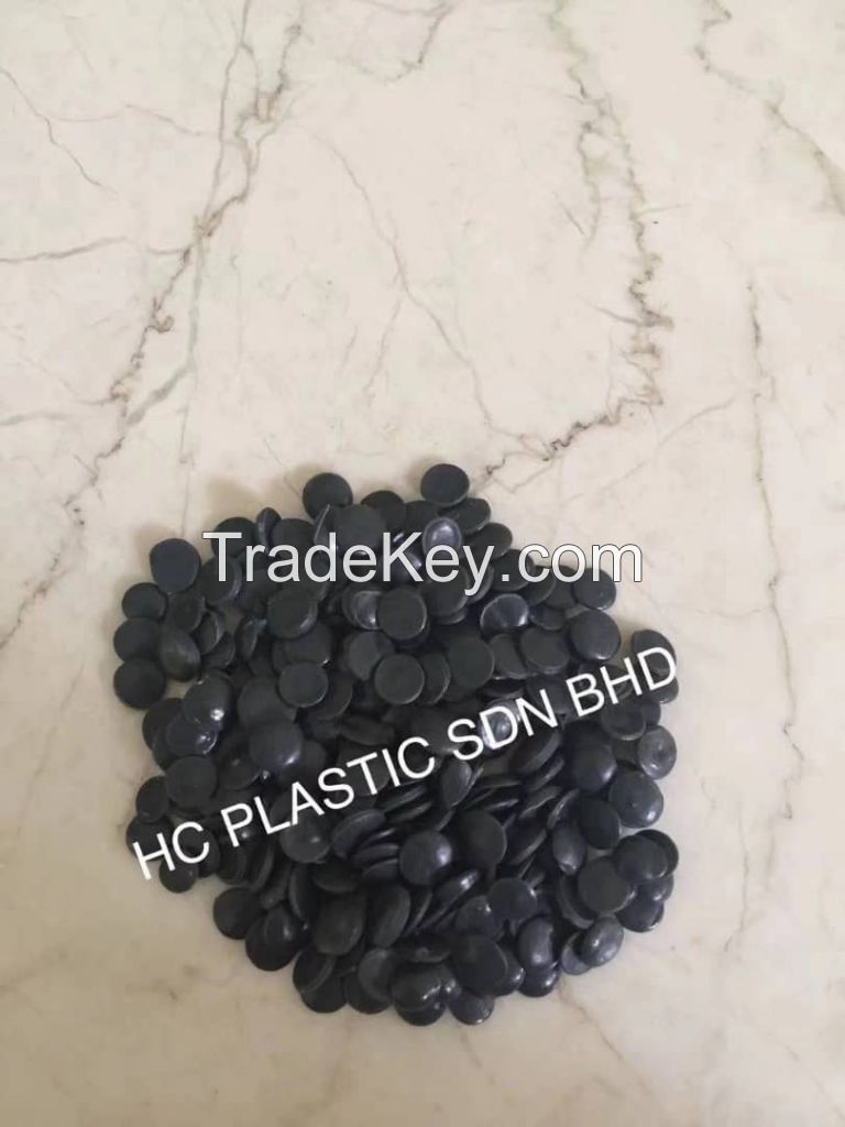 LDPE Recycle Resins: Black and Grey Colour