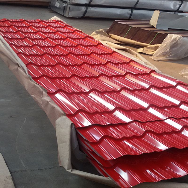 New Type Factory Price Glazed Step Profile Steel Roofing Tile