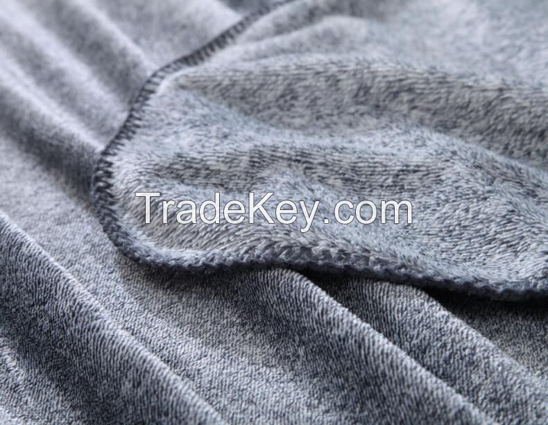 Pure Polyester Flannel Blanket, Airline Blanket, Travelling Blanket