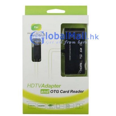 Hdmi Hdtv Adapter And OTG Card Reader For Galaxy S3 mini/S3/S4/Note 2