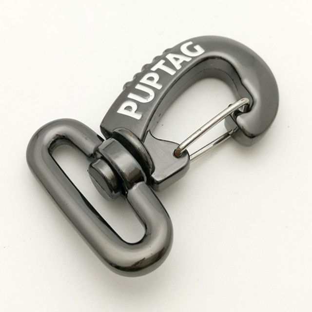 antique silver zinc alloy swivel snap hook for luggage