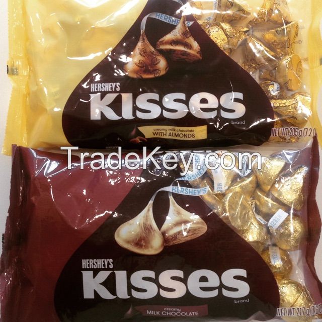Hersheys Kisses Milk Chocolate with Almonds Chocolate 250g