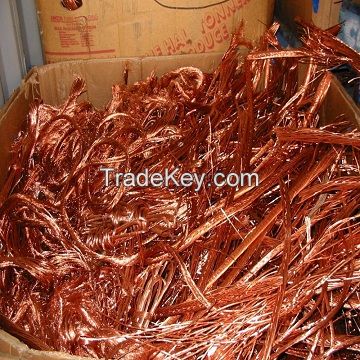 99.99% Purity Copper Wire scrap/bare bright copper