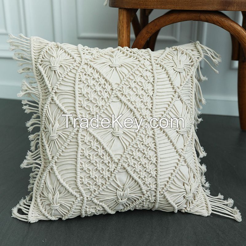 100% cotton pillow cover embroidery cushion cover wholesale for home decor