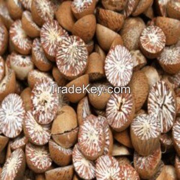 100 % Natural Brown Color young Dried Betel Nut With Shelf Life 24 months