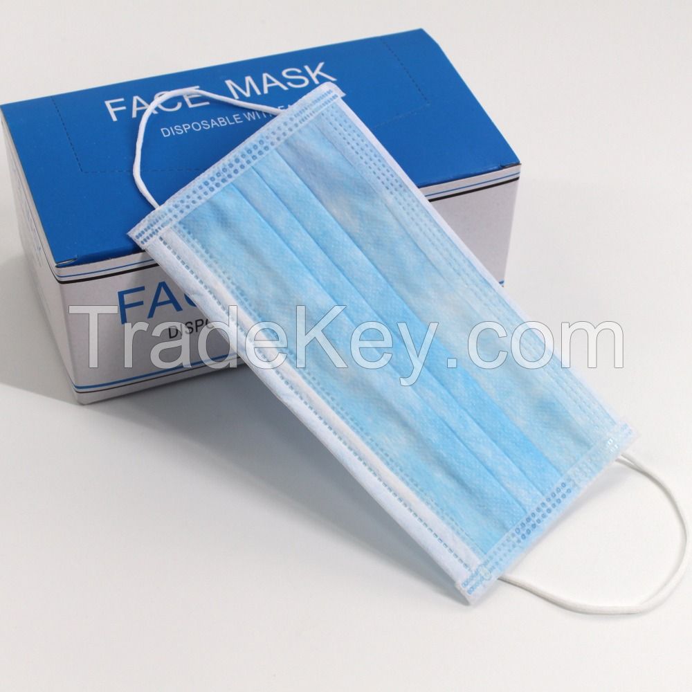 Nonwoven disposable surgical face mask antibacterial face mask with different color