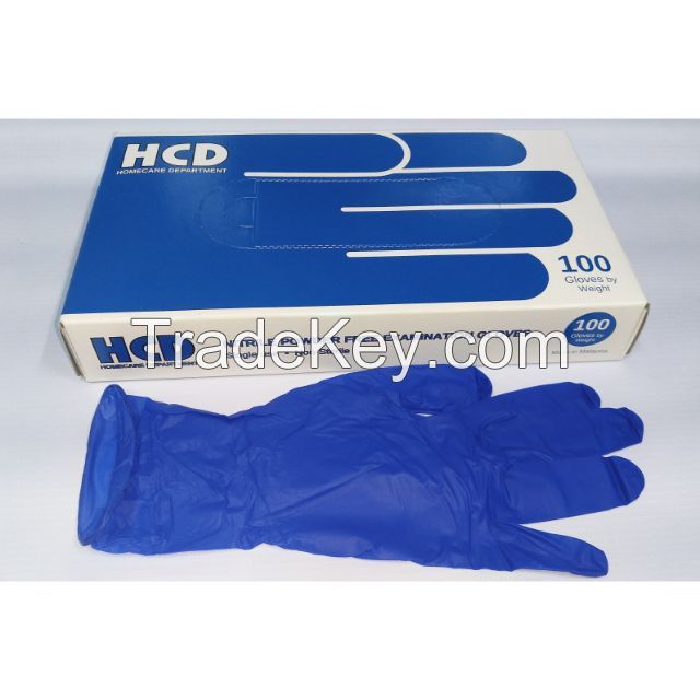 Puncture resistance surgical examination white disposable medical rubber gloves