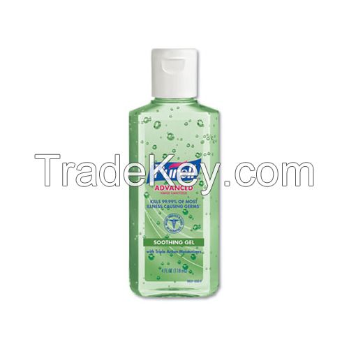 PURELL Advanced Hand Sanitizer Soothing Gel 4 fl oz Portable Flip Cap Bottle