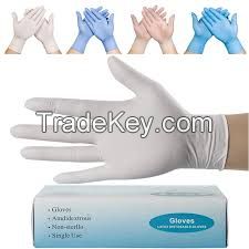 Latex Powder Free Disposable Gloves for sale