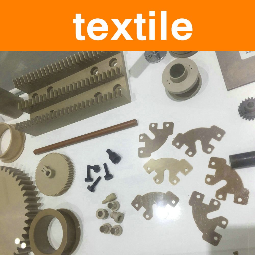 PEEK Parts in Textile Machinery Industry Part Polyetheretherketone Components Fittings Virgin Pure Engineering Plastic