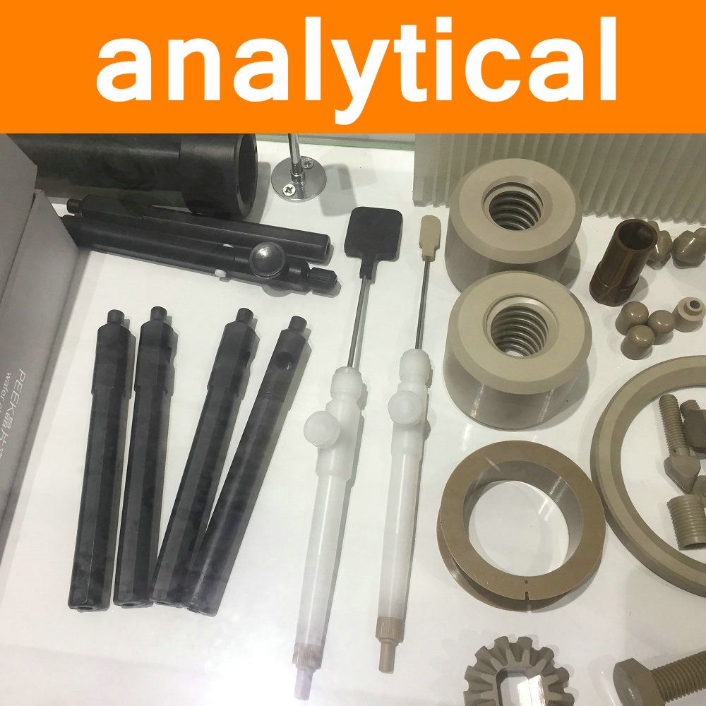 PEEK Parts in Analytical Instruments Industry Part Polyetheretherketone Components Fitting Virgin Pure Engineering Plastic