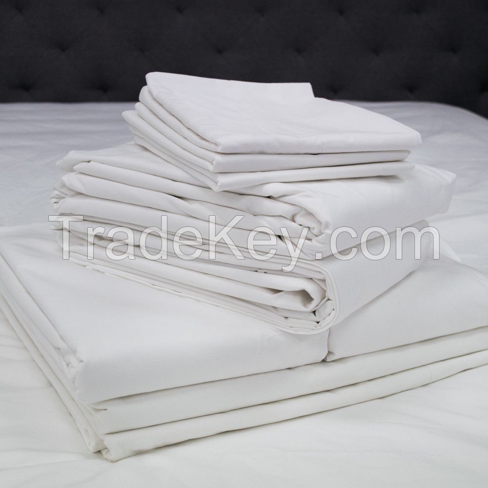 White bedsheets