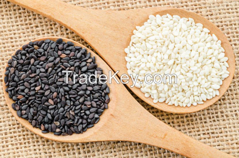 Organic White Sesame, Black Sesame, Sesame Seeds