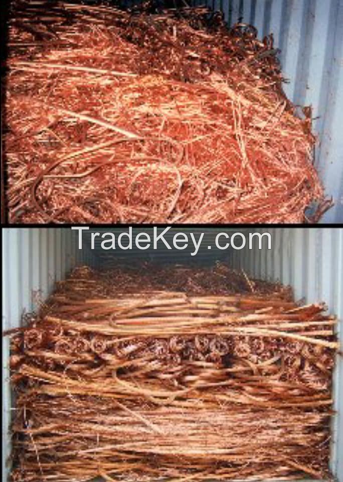 Cooper Wire Scrap Grade and 99.95%Cu(Min)bulk copper scrap for Cable Wire Scrap