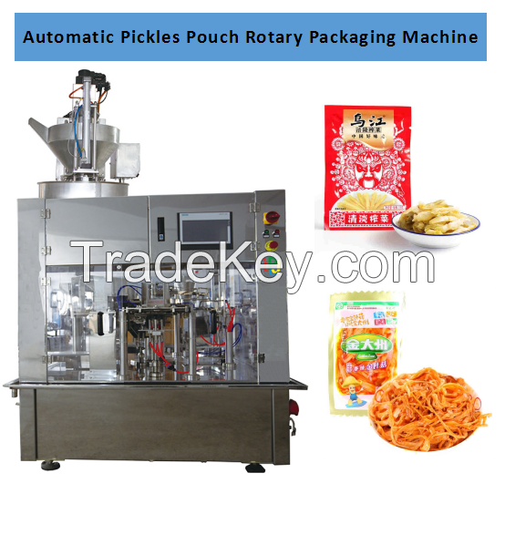 Pickles Automatic Premade Pouch Packaging Machine