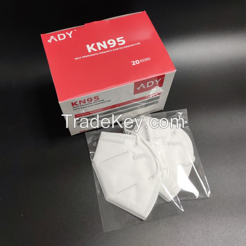 In Stocks Face Mask Disposable KN95 Mask for Protection