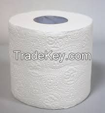 Hot sale 4 ply bathroom toilet paper toilet tissue paper roll