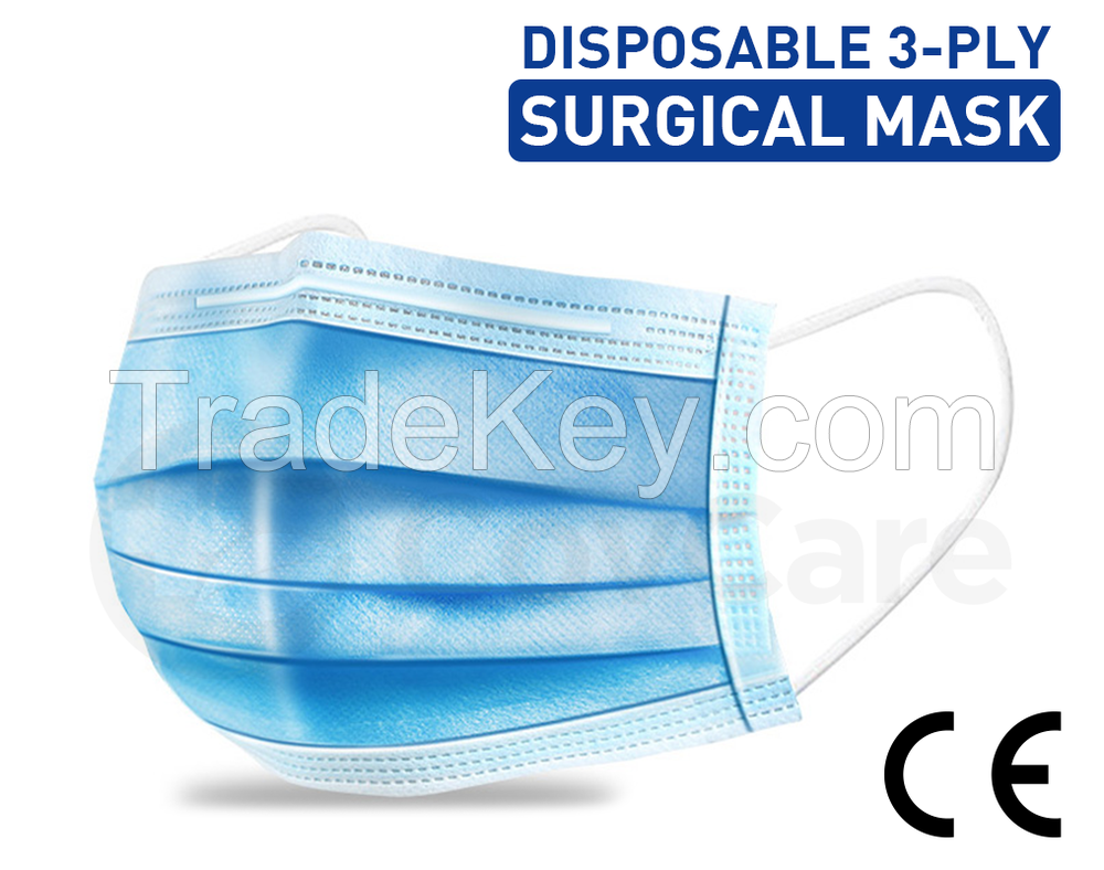 2020 Fast delivery Non-woven Anti Dust Mask Disposable Face Mask 3 ply medical 3ply Face Masks