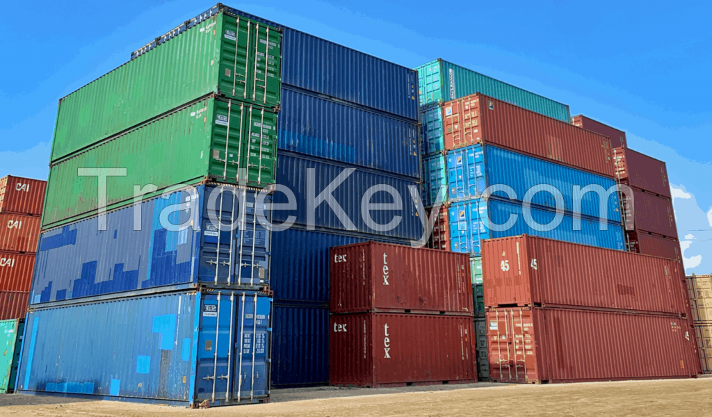 Standard oversea cargo shipping transit and storage turnover dry 40ft container