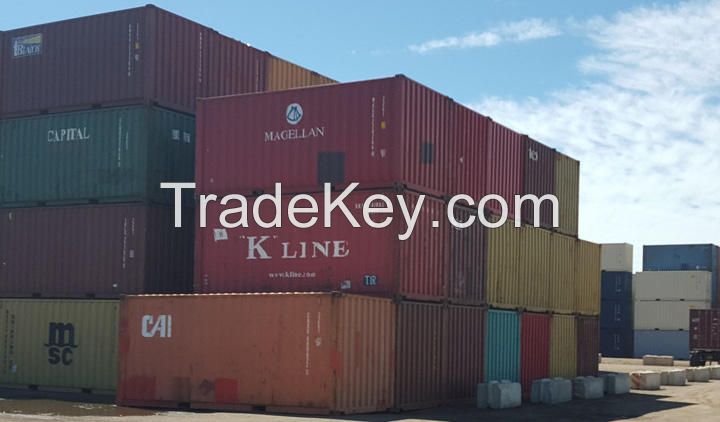 Best and cheapest used 20ft 40ft container empty shipping container for sale