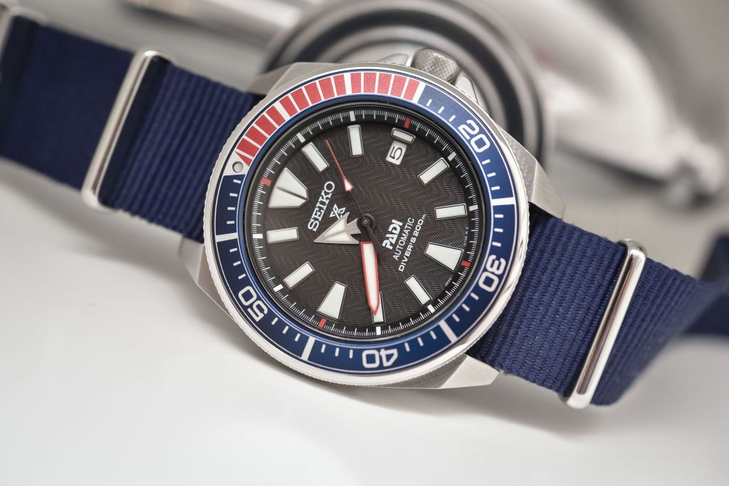 Prospex Samurai 200M Automatic Blue/Red Ref. SRPB53J1