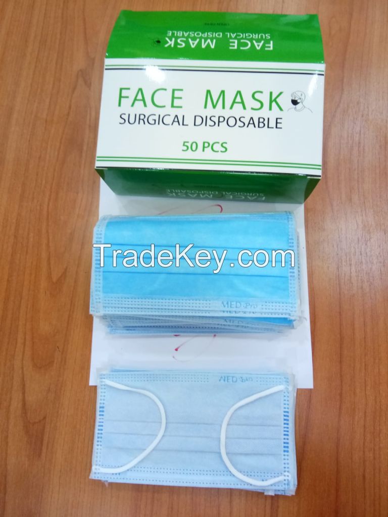 sell Disposable 3-ply Face Mask