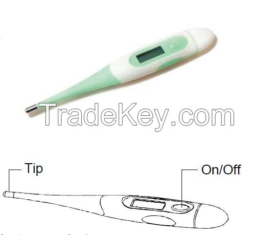 Digital Clinical Thermometer flexible