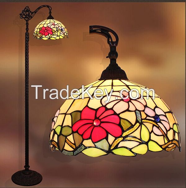 12inch Tiffany Lights Hanging-Floor Lamp