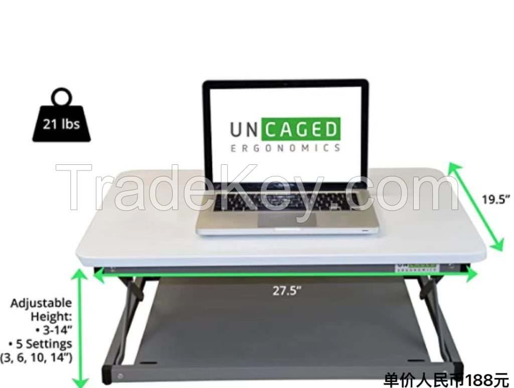 Factory Height Adjustable Desk Home Office Standing-Sitting Desk