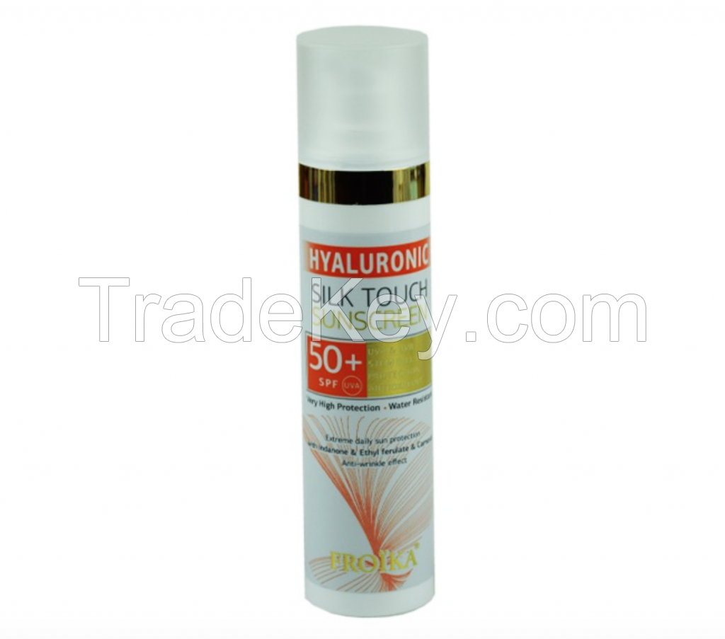 Sunscreen HYALURONIC SILK TOUCH SUNSCREEN 50+