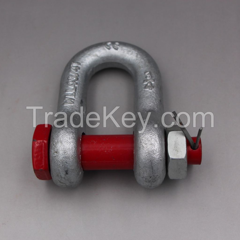 U. S. Type Forged Bolt Type Safety Chain Shackle G2150