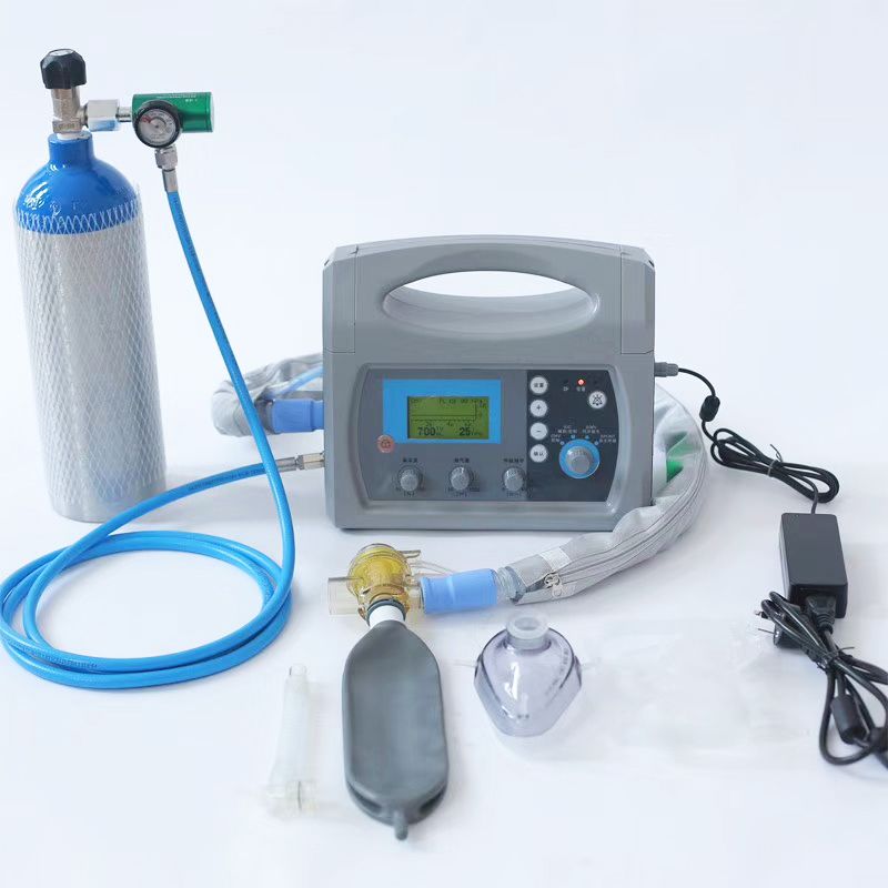 Medical Ventilator, Transport Ventilator, Breathing Equipment with Air Compressor, Portable Emergency and Transport Ventilator