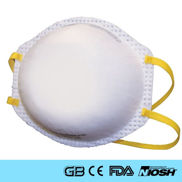 Flanged Edge N95 Respirator Disposable Fold Face Mask