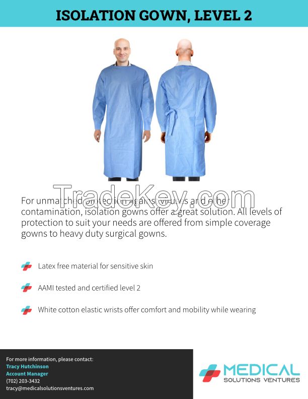 Isolation Gown, Level 2
