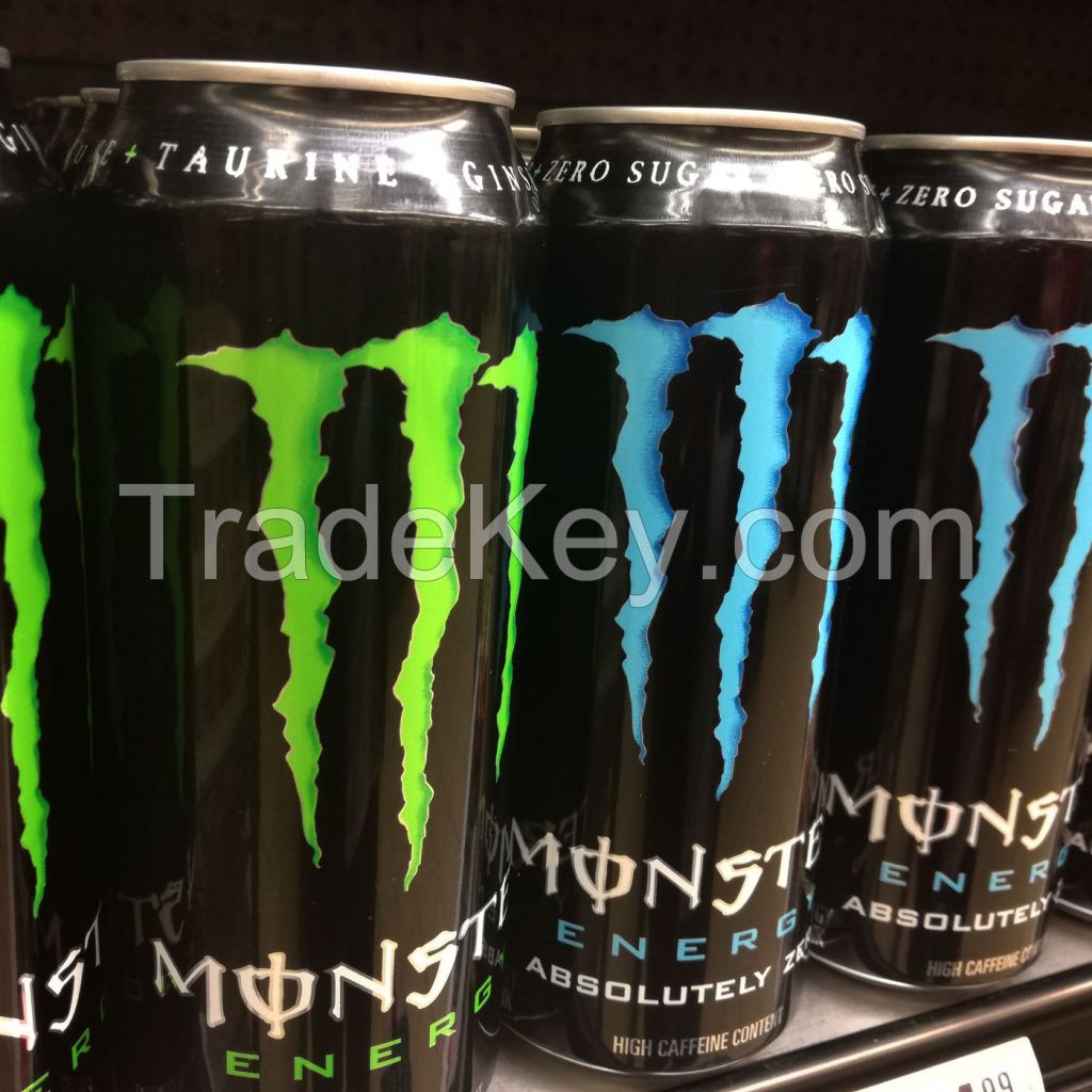 Monster Energy Drink 250ml, 500ml for Export