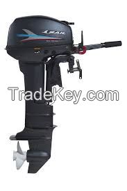 Outboard Motors, 2 Stroke 9.9HP Air-cooled Boat Engine Outboard Boat Motor for 3-6.5m Boat