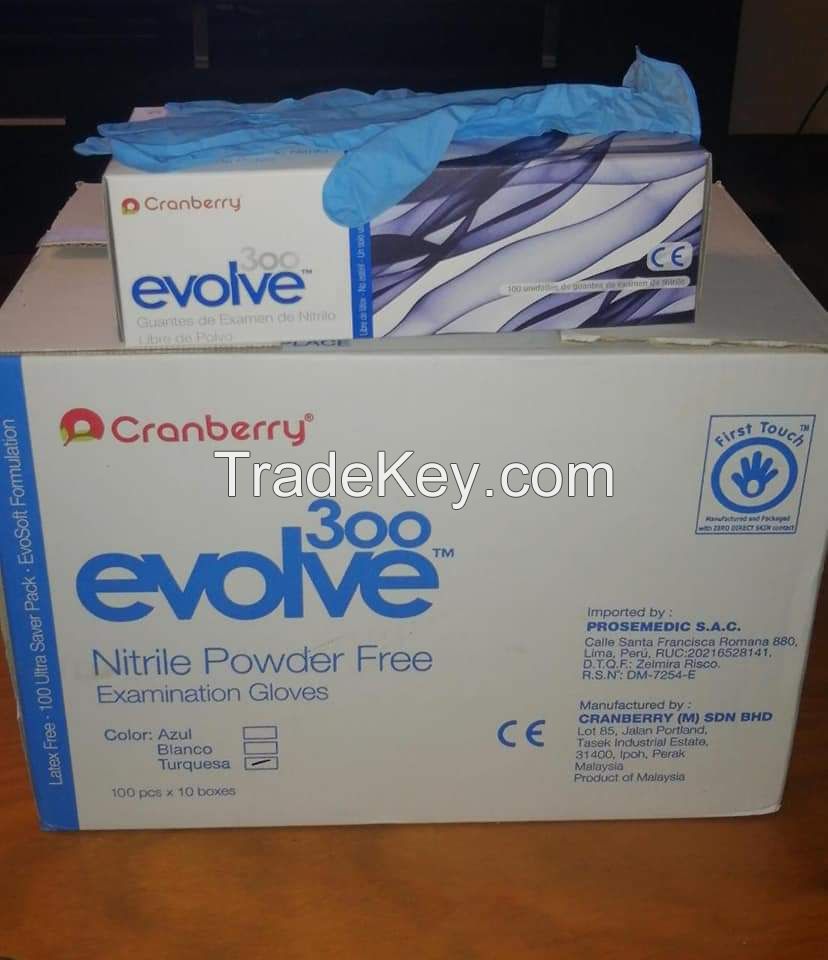 Wholesale of Blue Disposable Nitril gloves