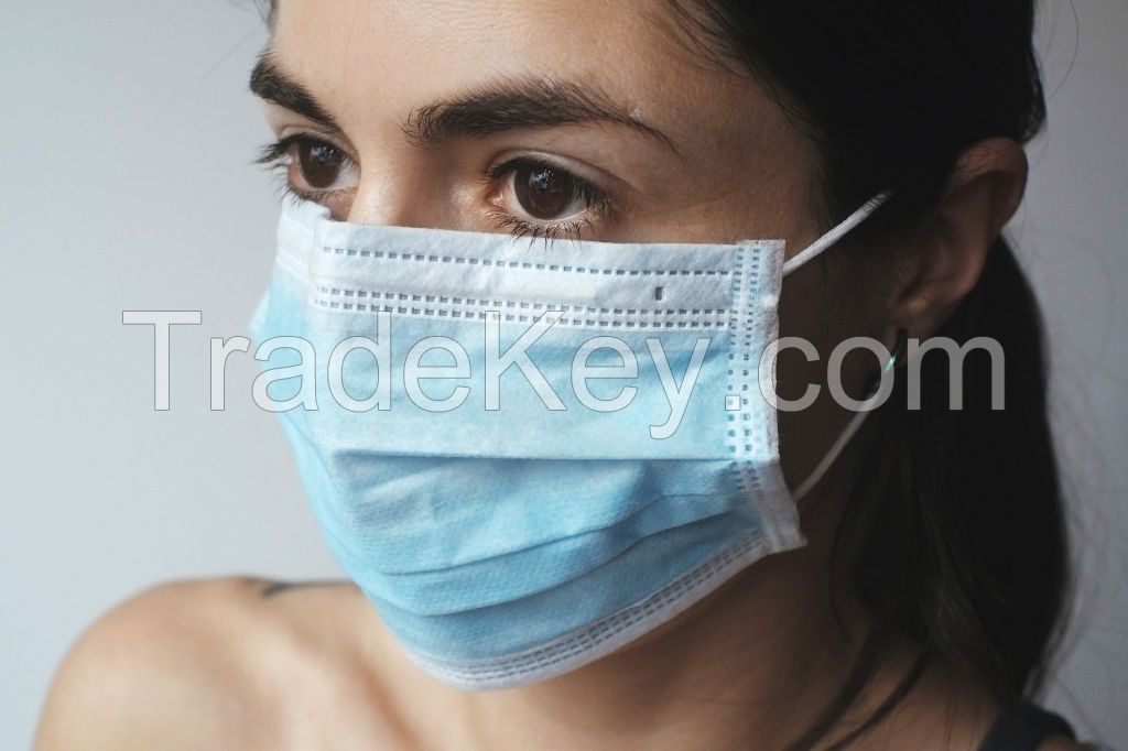 WHOLESALE OF DISPOSABLE 3PLY PROTECTIVE FACE MASK WITH EARLOOP AND MELTBLOWN FILTER MANUFACTURER