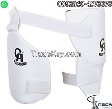 IKON Batting White PVC Sport Protection Cricket Arm Thai Body Protector Gear Set