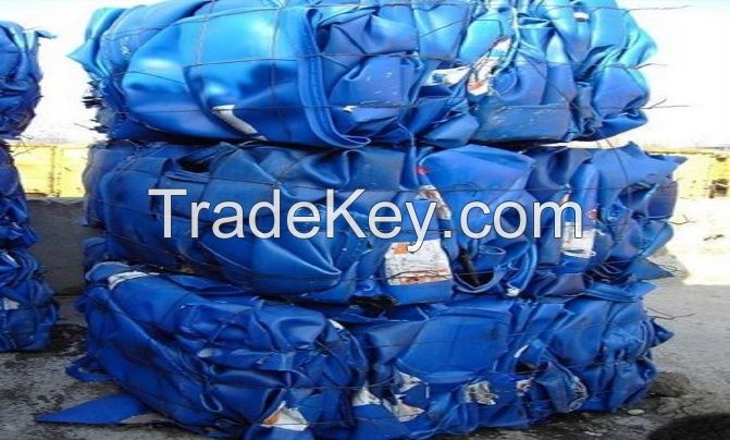 HDPE Blue Drum Scrap