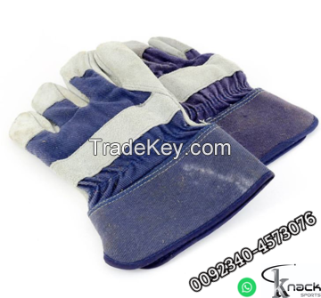 Labour leather gloves nitrile working saftey