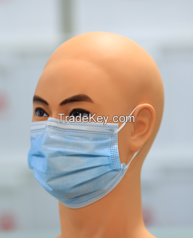 3 Ply Blue Medical Disposable Face Mask