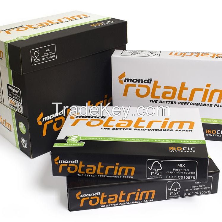 Low Price Mondi Rotatrim/ Double A4 Copy Paper 80gsm For Photocopy Quality