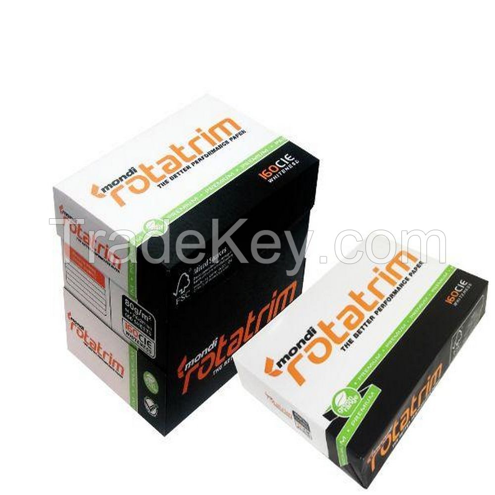 High Quality Mondi Rotatrim A4 Copy Paper with Wholesale Prices Photocopy Soft Papers