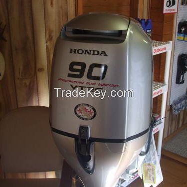 Used 2019 Hondas 90HP Outboard Motor.