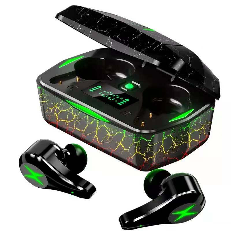Low Latency Cool Game TWS Earbuds Dual Mic with charge case