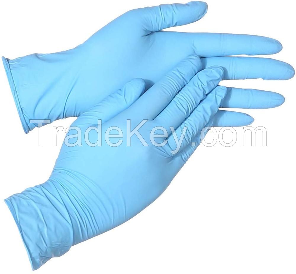 Nitrile Gloves Blue Powder Free